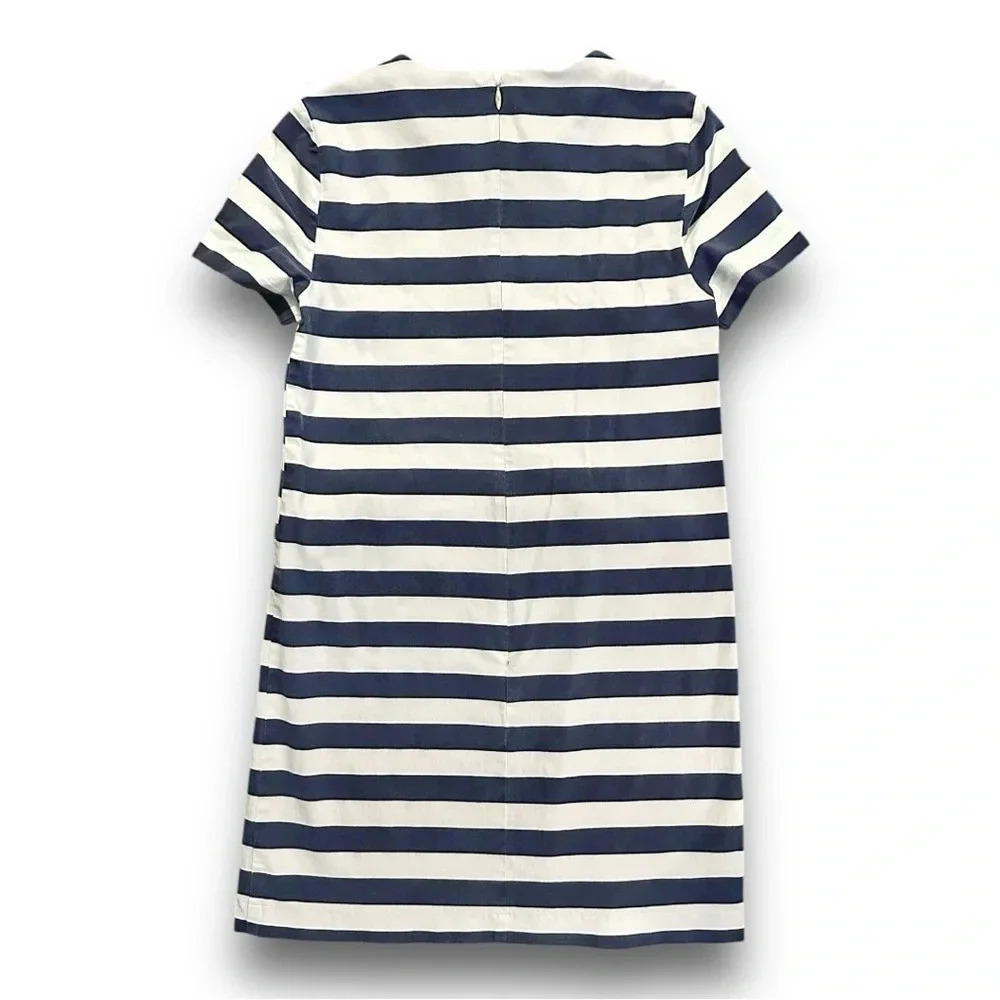 Draper James | Striped Shift Dress (6) 💙🤍💙 - Picture 4 of 9